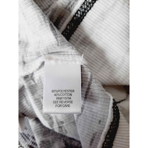 One World live and let live XL v neck thermal gems long sleeve top - Picture 3 of 5